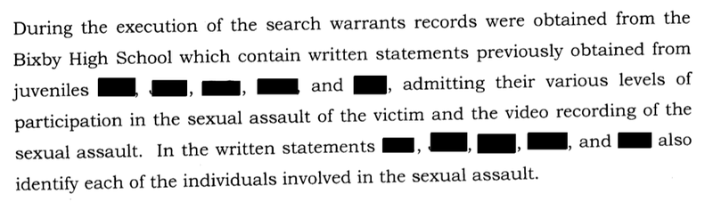Illustration for article titled Court Docs: Bixby HS Football Players Admitted To Sexually Assaulting Teammate; Suspect's Parent Tried To Buy Video Evidence